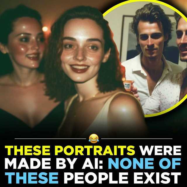 THESE PORTRAITS WERE MADEBY Al NONE OF THESE PEOPLE EXISTT