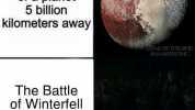 A picture of a planet 5 billion kilometers away The Battle of Winterfell GAMEDF THRONES SHAMERDSTING