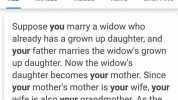 can you be your own grandpa ALL IMAGES VIDEOS NEWS SHOPPING Suppose you marry a widow who already has a grown up daughter and your father marries the widows grown up daughter. Now the widows daughter becomes your mother. Since you