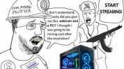 cOAL MINNG ENJOYER START dont understand Swhy did you give me this webcam and a PC I thought was going to be mining coal after the revolution zSTREAMING! P Cuitc Terms of Sonvice MIN