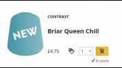 cONTRAST Briar Queen Chill NEW £4.75 1 In stock