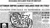 EXTRA! eday. August 5 1914 From the Lonton and tensson foliwing the assas- Asstro-3ungarian throne. the great pen poers another in a bitter strugele eemined bu WAR DECLARED BY ALL e Enmeshed in a confusing AUSTRIA DECLARES WAR ON 