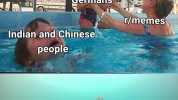 Germans t/memes Indian and Chinese people Poles and Brazilians