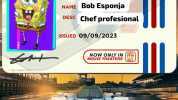 GRAN TURISMO SIE 2023 CTMG DRIVER LICENSE AUTHORIZED FOR GT-SPEED NAME Bob Esponja DESC Chef profesional ISSUED 09/09/2023 NOW ONLY IN MOVIE THEATERS #GranTurismoMovie