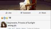 Gwynevere Princess of Sunlight 13 hrs hi any boys wanna rp i.m a big slut Like Comment Share O10 Gwynevere Princess of Sunlight wrong pic Like 1 Reply More Today at 946am Gwynevere Princess of Sunlight Admin please delete the pic 