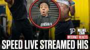GYMSHAIK MENE INTERNET REACTS SPEED LIVE STREAMED HIS GYM WORKOUT AND IT WENT EXACTLY HOW YOU WOULD EXPECT