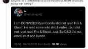 HotD Croatia 1739 posts Posts Maegor with Teats @whoreofdragon - 4h Q3 Replies Everyone she is CONVINCED. Im so over these tiktok ASOIAF influencers. Bitches with nothing fr JJ 1 @ladydragonj l am CONVICED Ryan Condal did not read