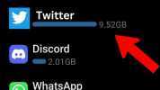 hub Twitter Discord 2.01 GB WhatsApPp 1.31GB 11.50GB 9.52GB