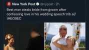 i woulda turned dat wedding into a funeral real quick New York Post @nypost 2h Best man steals bride from groom after confessing love in his wedding speech trib.al/ tHEO9EC