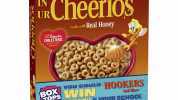 IN General Mills UR CAN oue lowe CHOLESTEROL HELP as part of a heart healthy diet BOX TOPS FOR EDUCATION. Honey INutted CheérioS made with Real Honey Gluten Free WIN vOU COULD HOOKBRS TM M And Blow FOR VOU & VOUR SCHOOL ENTER 6/1