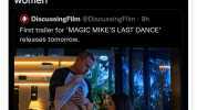 incognito tab #3 @notcrypticno Avengers Endgame for 40 year old women DiscussingFilm @DiscussingFilm 9h First trailer for MAGIC MIKES LAST DANCE releases tomorro. 1107 AM. 14 Nov 22 Twitter for Android lamebookkcom