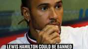 LAD BIBLE LEWIS HAMILTON COULD BE BANNED FOR BRITISH GRAND PRIX PETRONAS INEOS