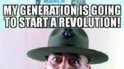 MARCH MYGENERATION IS GOING TOSTARTAREVOLUTION! YOURGENERATION CANT START ALAWNMOWER
