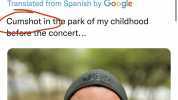 Mauricio Martínez @martinezmau Corridita en el parque de mi infancia antes del concierto... Translated from Spanish by Google Cumshot in the park of my childhood beferetne concert...