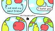 me ad my best friend 0 FROITBoMBCOMics i hate you twice as much (i hate you bro..