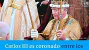 Ow nand / AFP Carlos III es coronado entre los gritos de God save the king Fue investido con la corona de San Eduardo DW Noticias