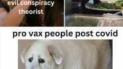 Pro vax people pre cOvid evil conspiracy theorist anti vax karens pro vax people post covid