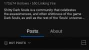 Q r/shittydarksouls wwwww.WRiii r/shittydarksouls Joined 170674 Hollows 550 Linking Fire Shitty Dark Souls is a community that celebrates the awesomeness and often shittiness of the game Dark Souls as well as the rest of the Souls