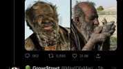 SAY CHEESE! @Saychees... 5h The Worlds dirtiest man Amou Haji who last showered 65 years ago and lived on a diet of raw animal meat and a pack of cigarettes a day. passed away at 94. He believed soap & water would make him sick.  