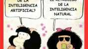 ¿TE PREOCUPAS POR EL AVANCE DE LA INTELIGENCIA ARTIFICIAL NO ME PREOCUPA MÁS EL RETROCESO DE LA INTELIGENCIA NATURAL. @mafalda.emespanhol