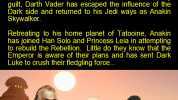time traveler *nmoves chair* the timeline It is a dark time for the Rebellion. Following an Imperial victory at the Battle of Endor rebel forces have been scattered across the galaxy. Lured to the Dark Side by the evil Emperor Luk