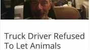 Truck Driver Refused To Let Animals Drown During Hurricane Turned A Bus Into Noahs Ark