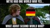 WEVE HAD ONE WORLD WAR YES.. WHAT ABOUT SECOND WORLD WAR