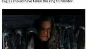 When you overhear people talking about how the Eagles should have taken the ring to Mordor