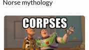 world according to Norse mythology CORPSES CORPSES EVERYWHERE