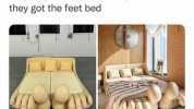 wwyd if your crush invites you over and they got the feet bed