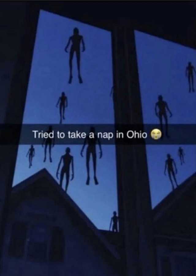 Tried to take a nap in Ohio