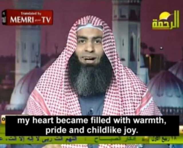 Trnatd t MEMRI-TV inal my heart became filled with warmth pride and childlike joy.
