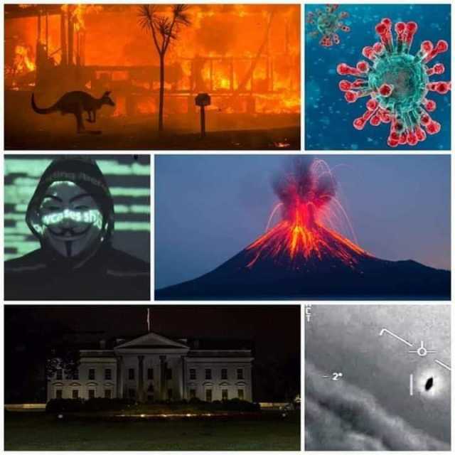Desastres del 2020: Covid, Anonymous y la Casa Blanca apagada