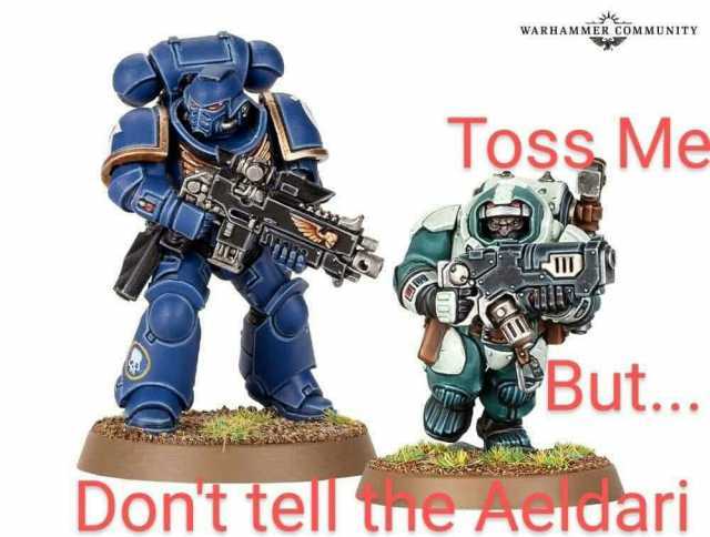 WARHAMMER COMMUNITY Toss Me But... Dont tell uneeIuari