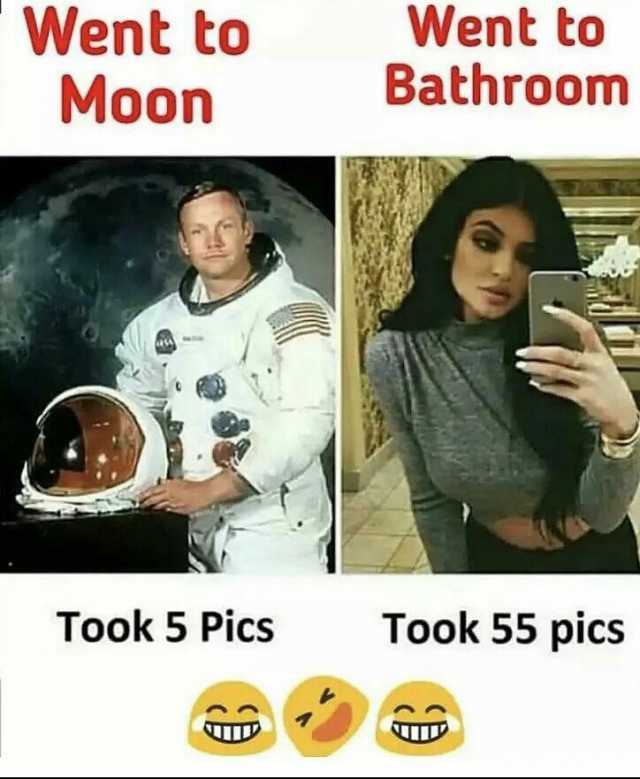 Went to Moon Went to Bathroom Took 5 Pics Took 55 pics UID