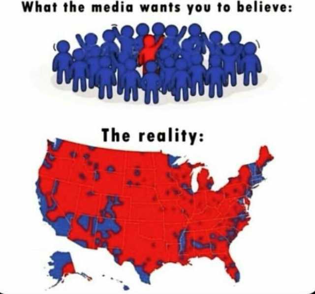 What the media wants you to believe The reality