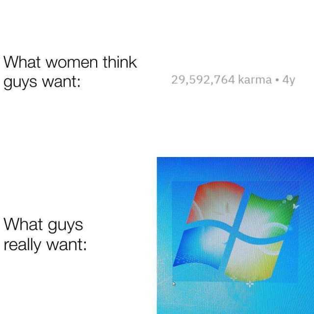 What women think 29592764 karma 4y guys want What guys really wamt 