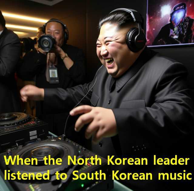 When the North Korean leader listened to South Korean music