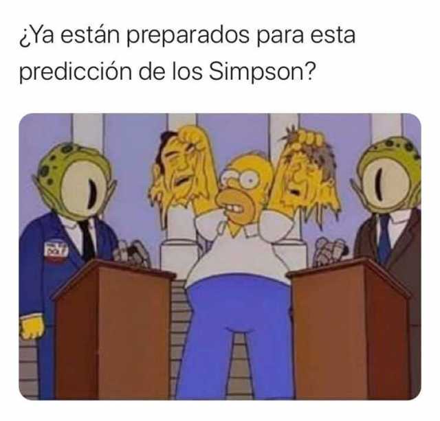 ¿Ya están preparados para esta predicción de los Simpson? 