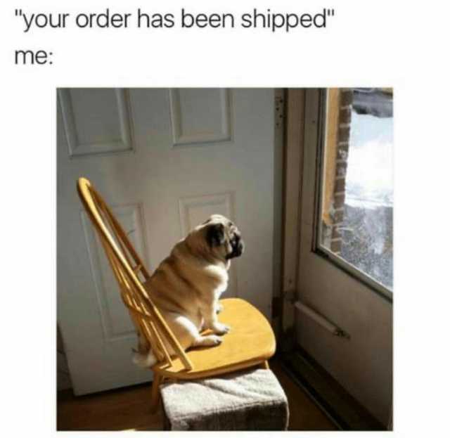 your order has been shipped me