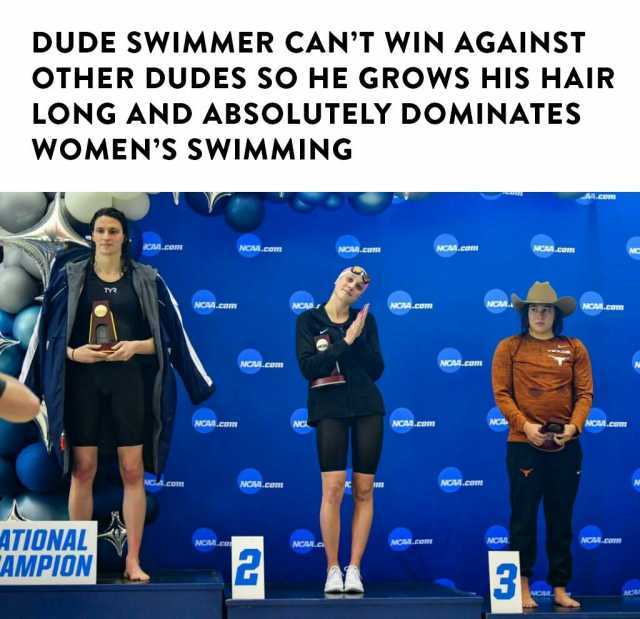 dopl3r.com - Memes - DUDE SWIMMER CANT WIN AGAINST OTHER ...